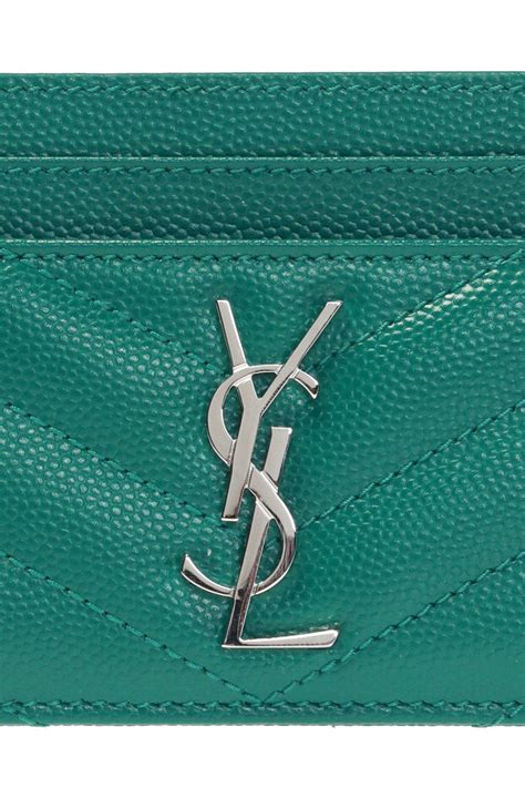 ysl monogram card case